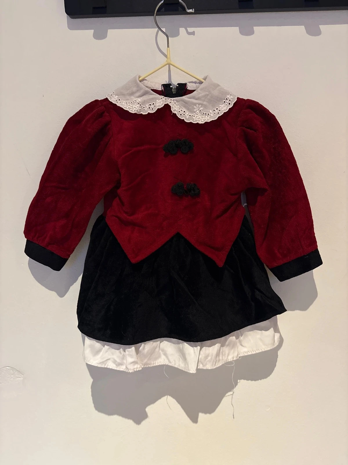 Robe en velours 12 mois